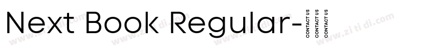Next Book Regular字体转换